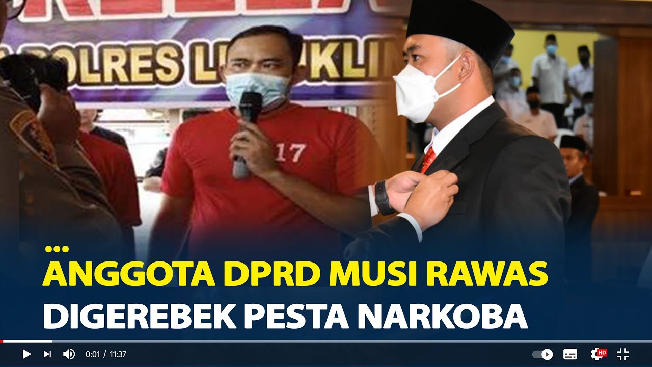 Fuat Nopriadi Anggota DPRD Musi Rawas Digerebek Pesta Narkoba Bareng DJ dan LC Cantik