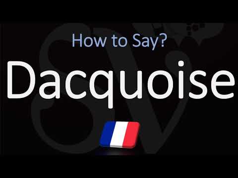 How to Pronounce Dacquoise Cake? (CORRECTLY)
