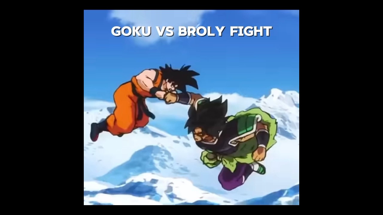 GOKU☠️ VS BROLY💀 CRAZY FIGHT☠️ 