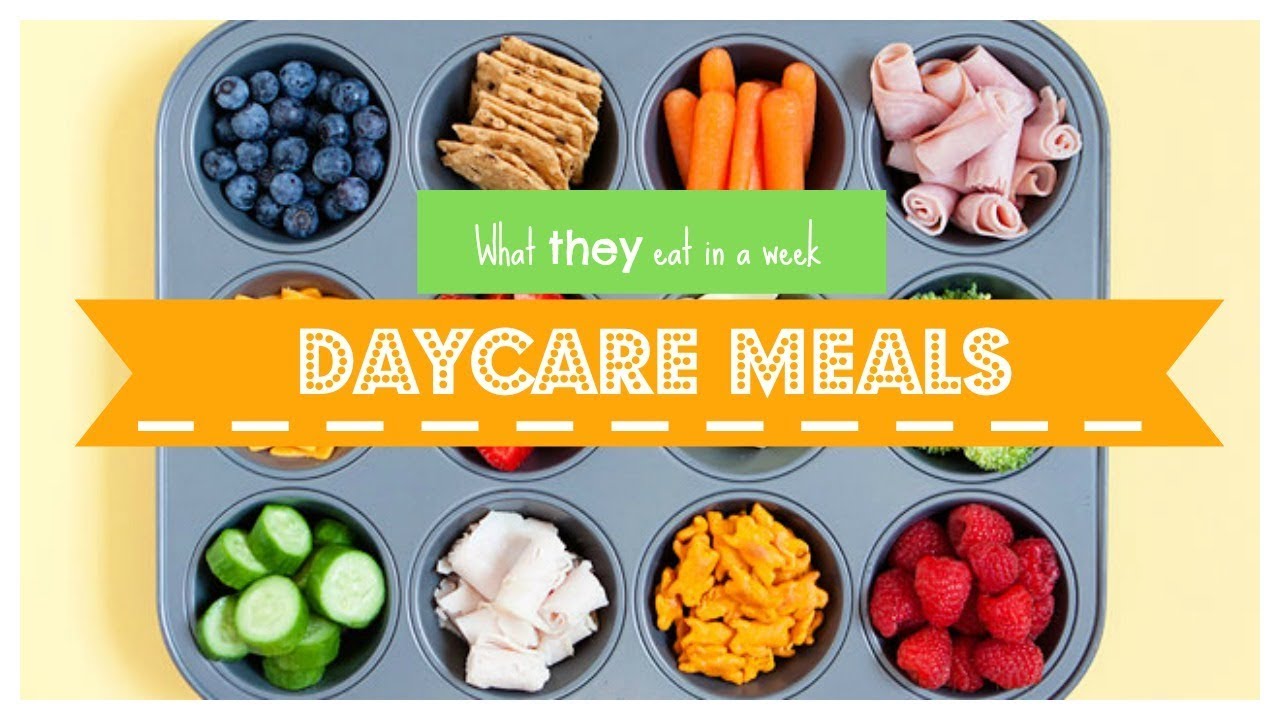 DAYCARE MEALS WHAT WE EAT IN A WEEK YouTube