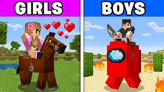 How BOYS vs GIRLS Play Minecraft
