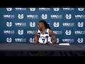 Kolby King Postgame Press Conference - Utah State 94, Wyoming 62 - 1/28/26