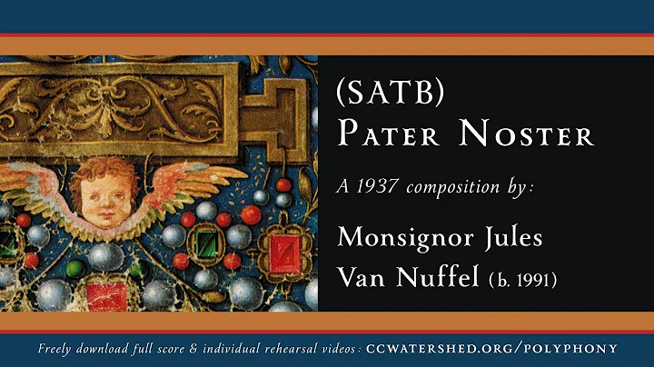 Jeff Ostrowski sings all voices for Pater Noster b...