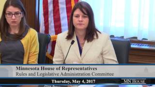 House Rules and Legislative Administration Committee 5/4/17