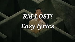 RM-LOST! Easy lyrics