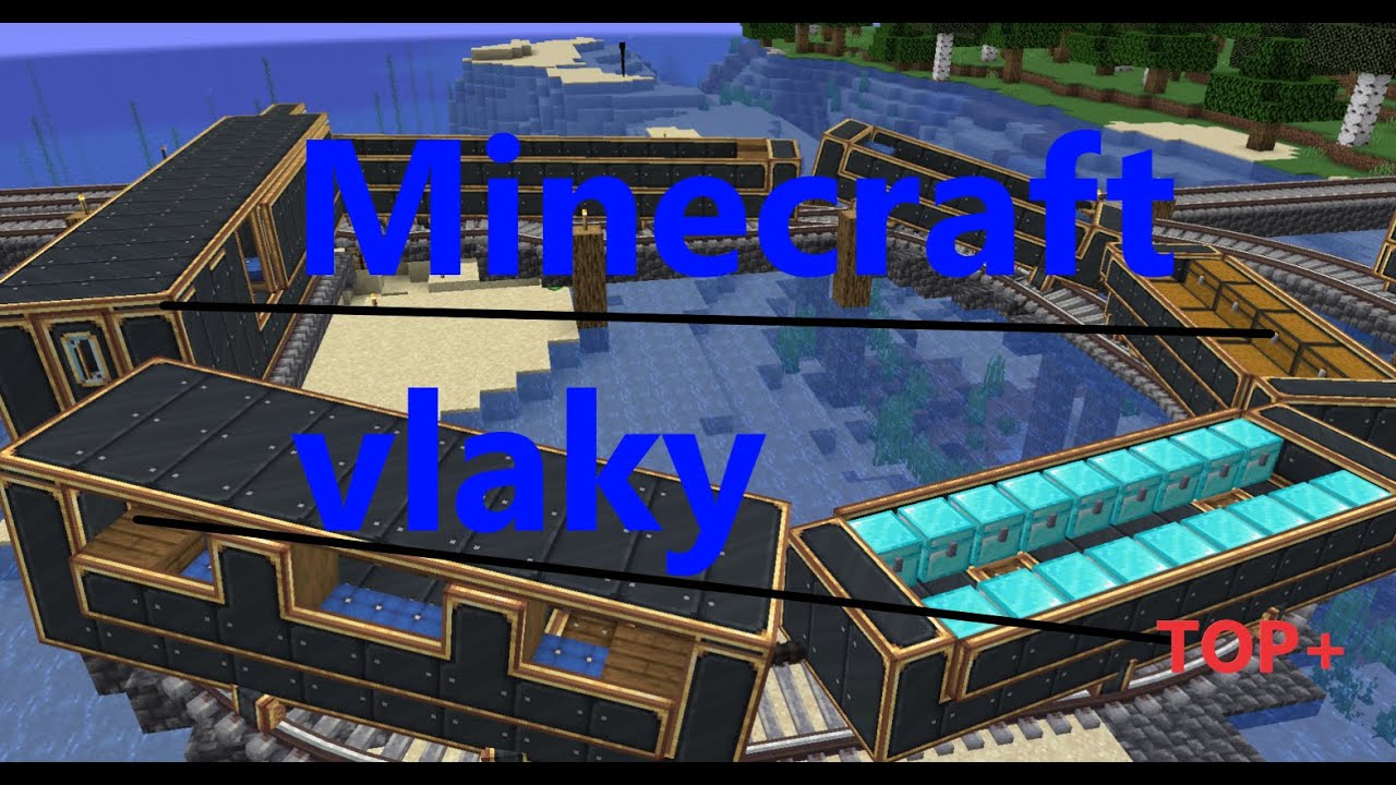 Minecraft TOP+ jazdenie vlakom:) - YouTube
