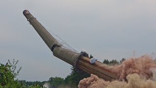 Mount Tom Power Plant 370’ Windscreen and Flue - Controlled Demolition, Inc.