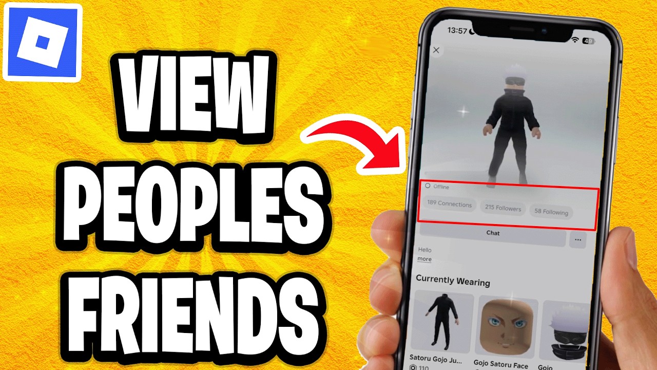 How To View People's Friends On Roblox - YouTube
