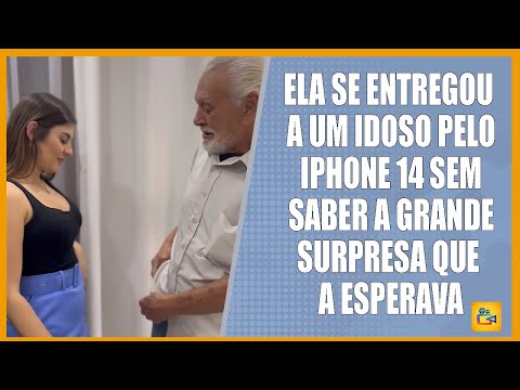 Ela se entregou a um idoso pelo 1phone 14sem saber a grande surpresa que a esperava.