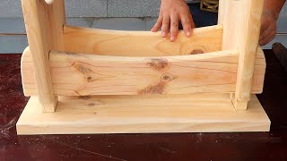 Easy And Beautiful Woodworking Ideas // Build A Wooden Chair Without Nails // Woodworking Design