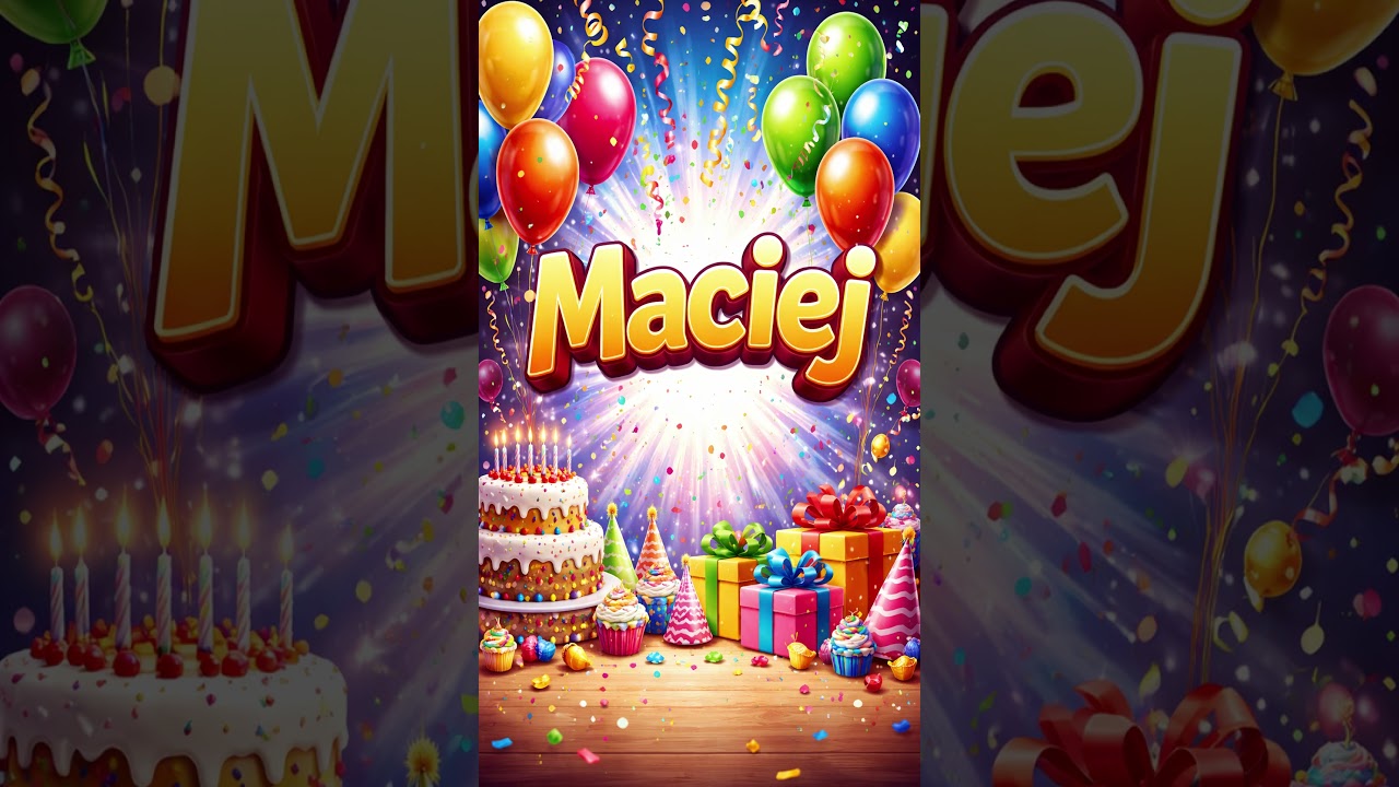 Maciek, Maciej Sto Lat 🎂🎉