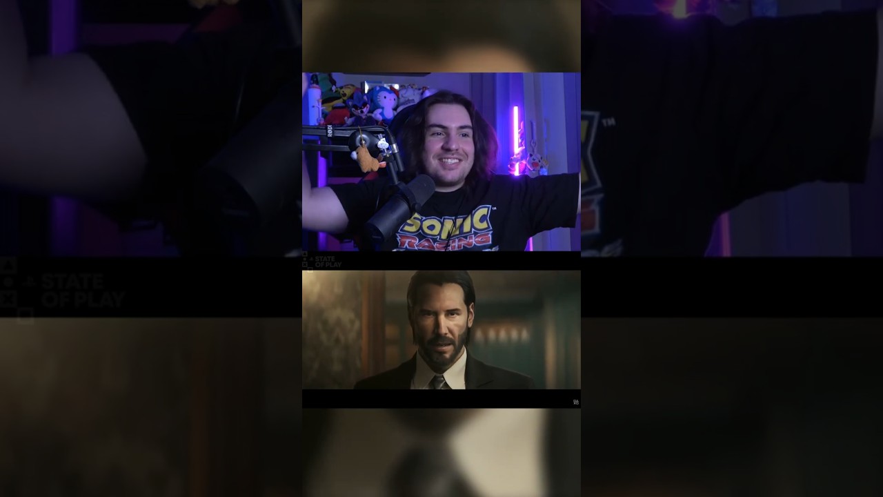 NEW JOHN WICK GAME??? #keanureeves #johnwick #gaming #playstation5 #stateofplay #memes #fortnite