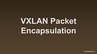 Famous VXLAN Packet Encapsulation Profile