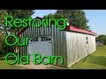 Restoring an old Barn Time Lapse Re-siding and Roofing with Metal Restoring an old Barn Time Lapse Re-siding and Roofing with Metal
