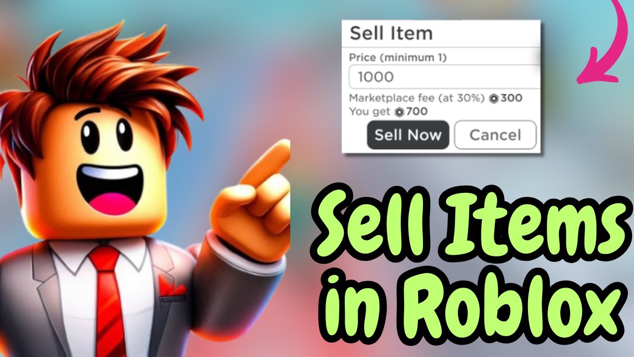 How to Sell Items on Roblox YouTube