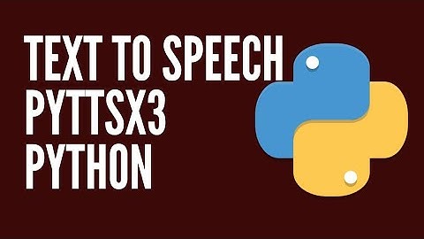 Text To Speech Using Python | tamil
