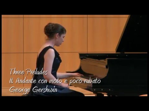 Three Preludes   II  Andante con moto e poco rubato   Gershwin