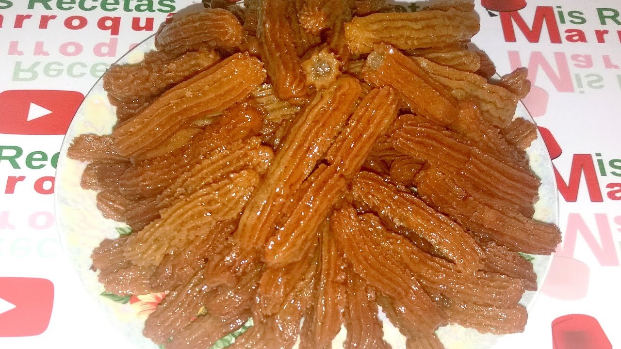 Chebakia Twil O Zelabia Alargada (Dulce Marroquí) especial Ramadan | Mis Recetas Marroqui