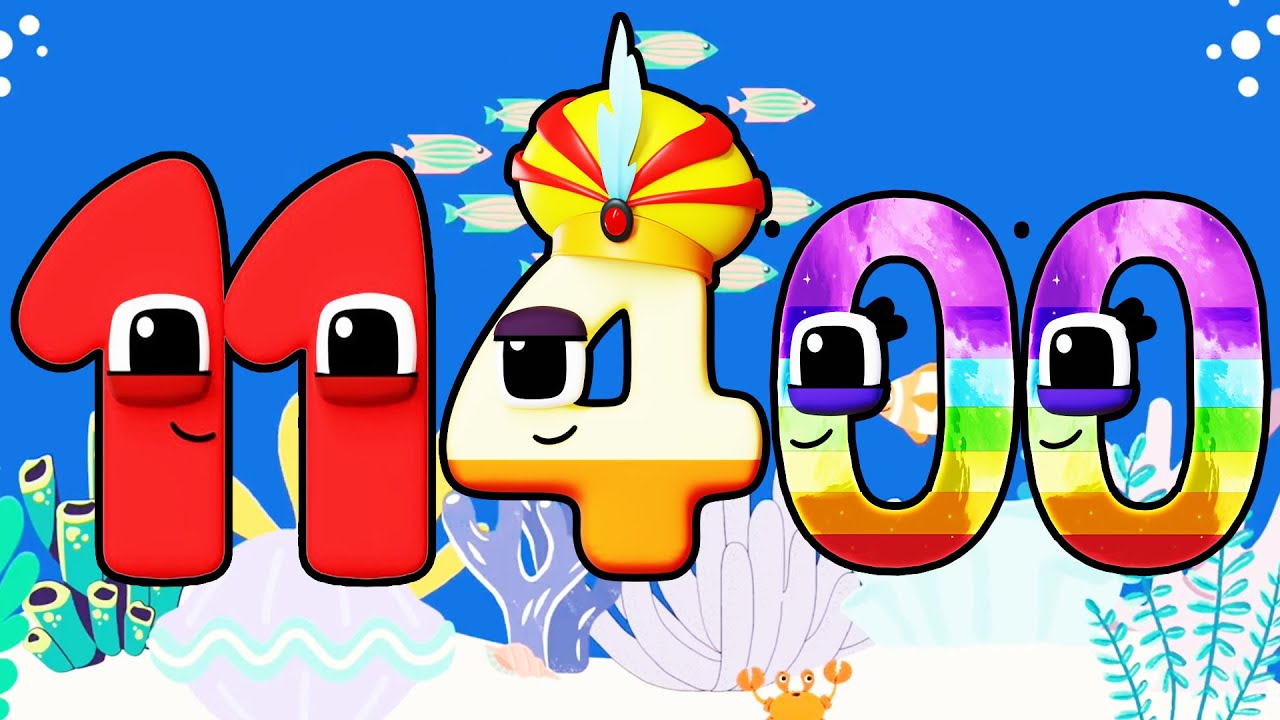 Wonderland Numbers -Learn To Skip Counting Number SIX HUNDRED Until ELEVEN THOUSAND FOUR HUNDRED