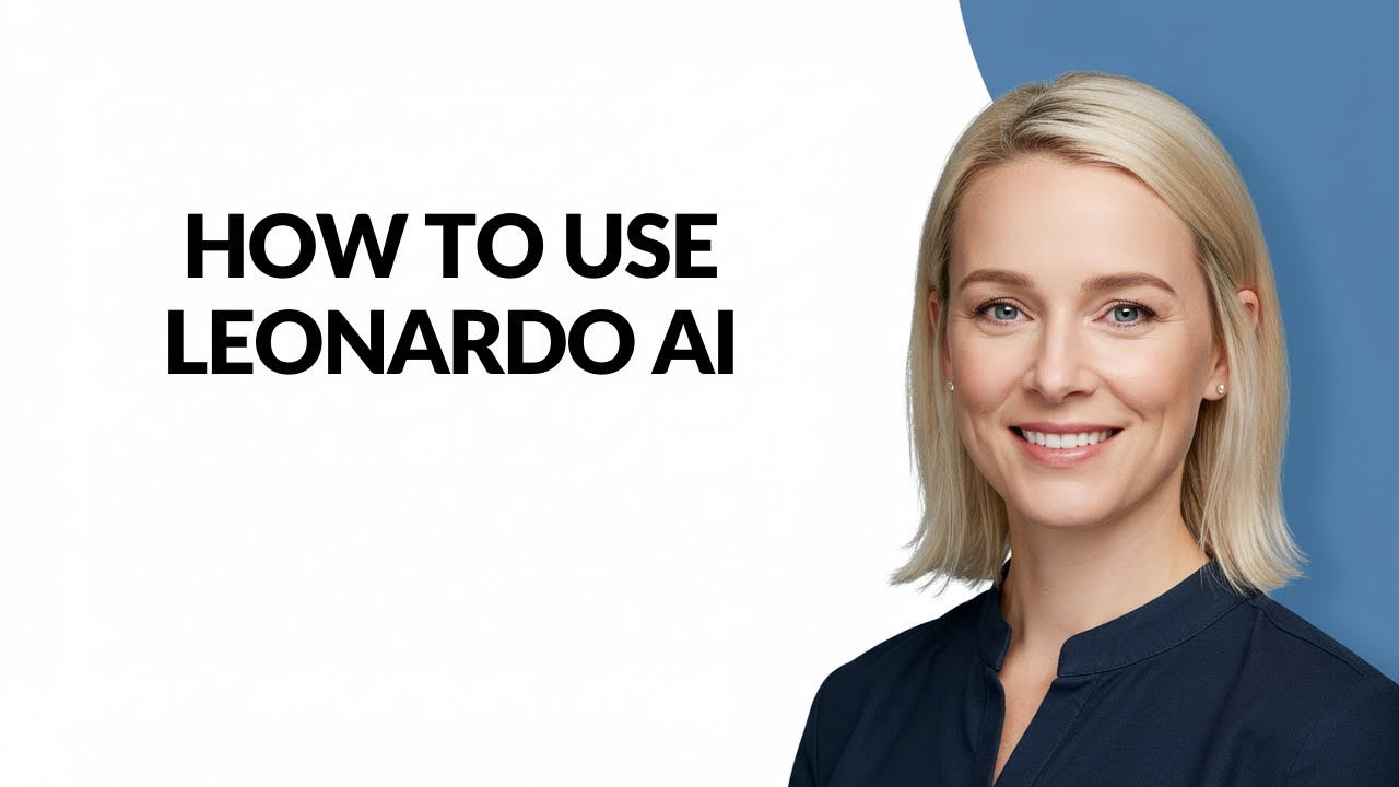 How to Use Leonardo Ai - Julia'sTutorials - YouTube