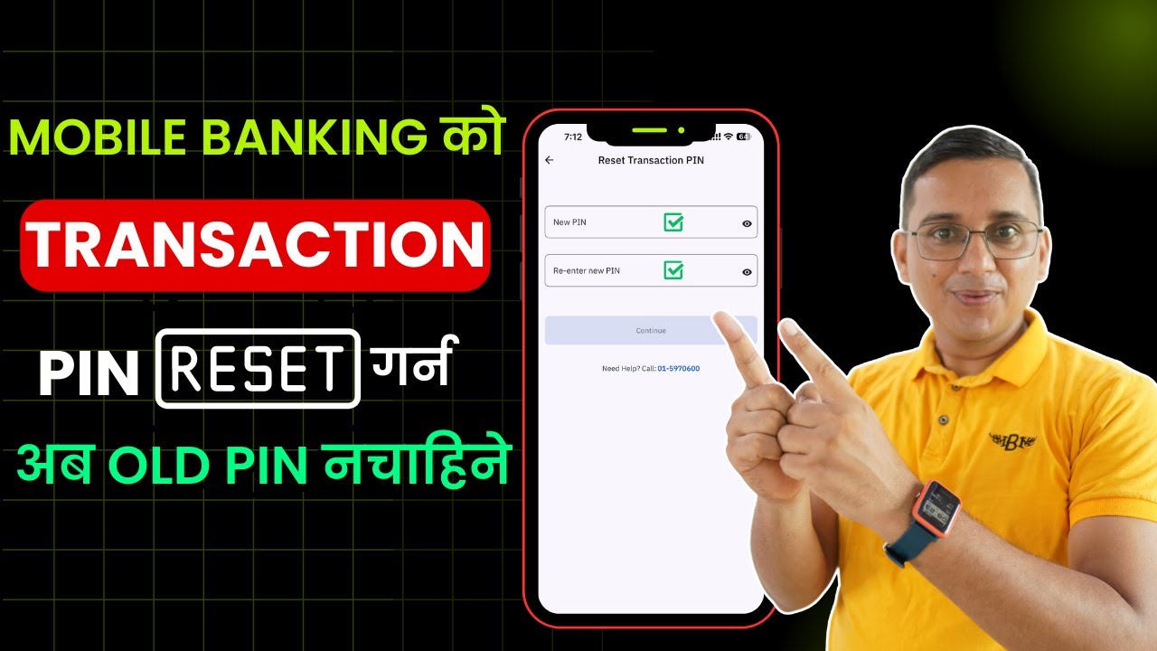 Mobile Banking PIN Reset Without Old PIN | Transaction PIN Reset Garne Tarika | Global Smart Plus