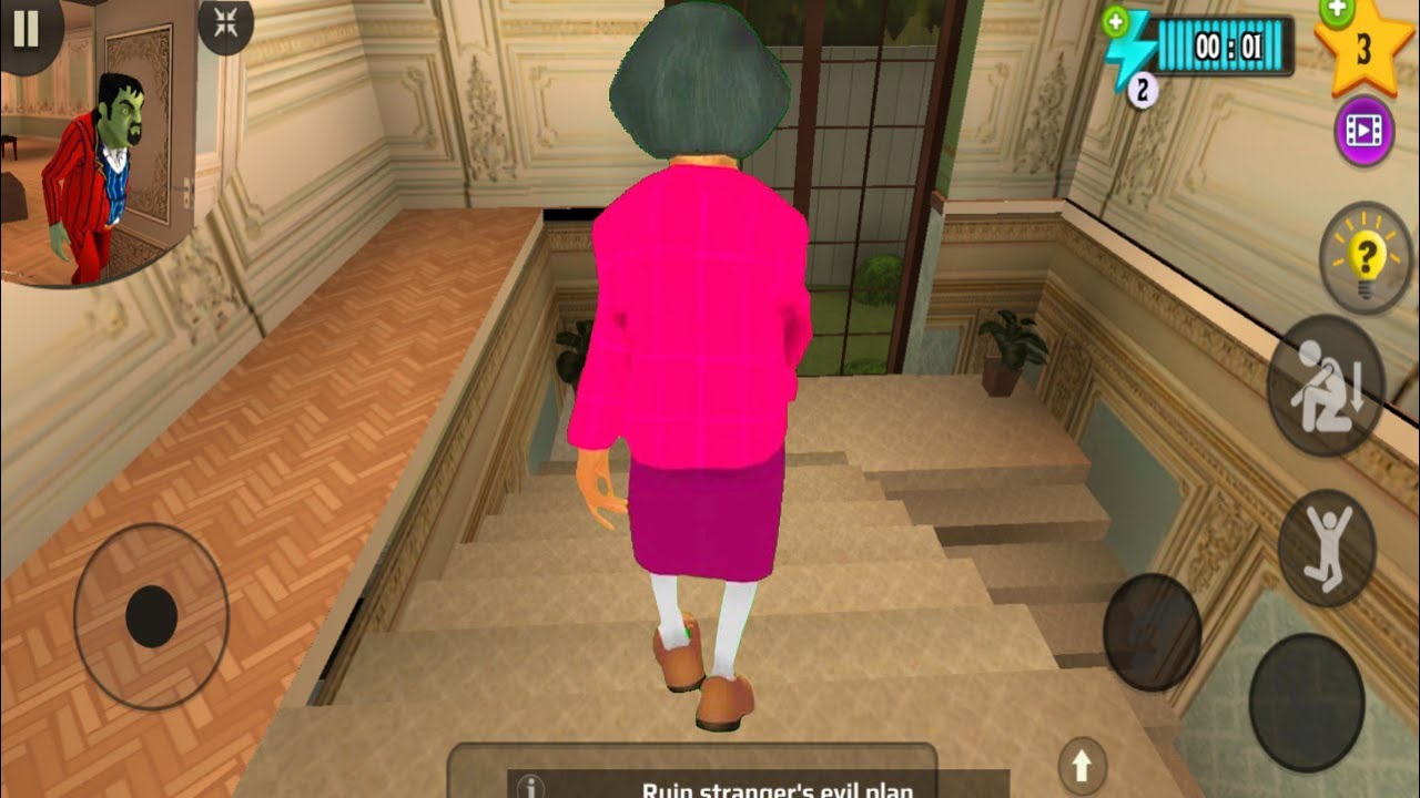 Scary Stranger 3D - New Chapter New Levels The Dark Side Miss T and Neighbour gameplay (Android/iOS)