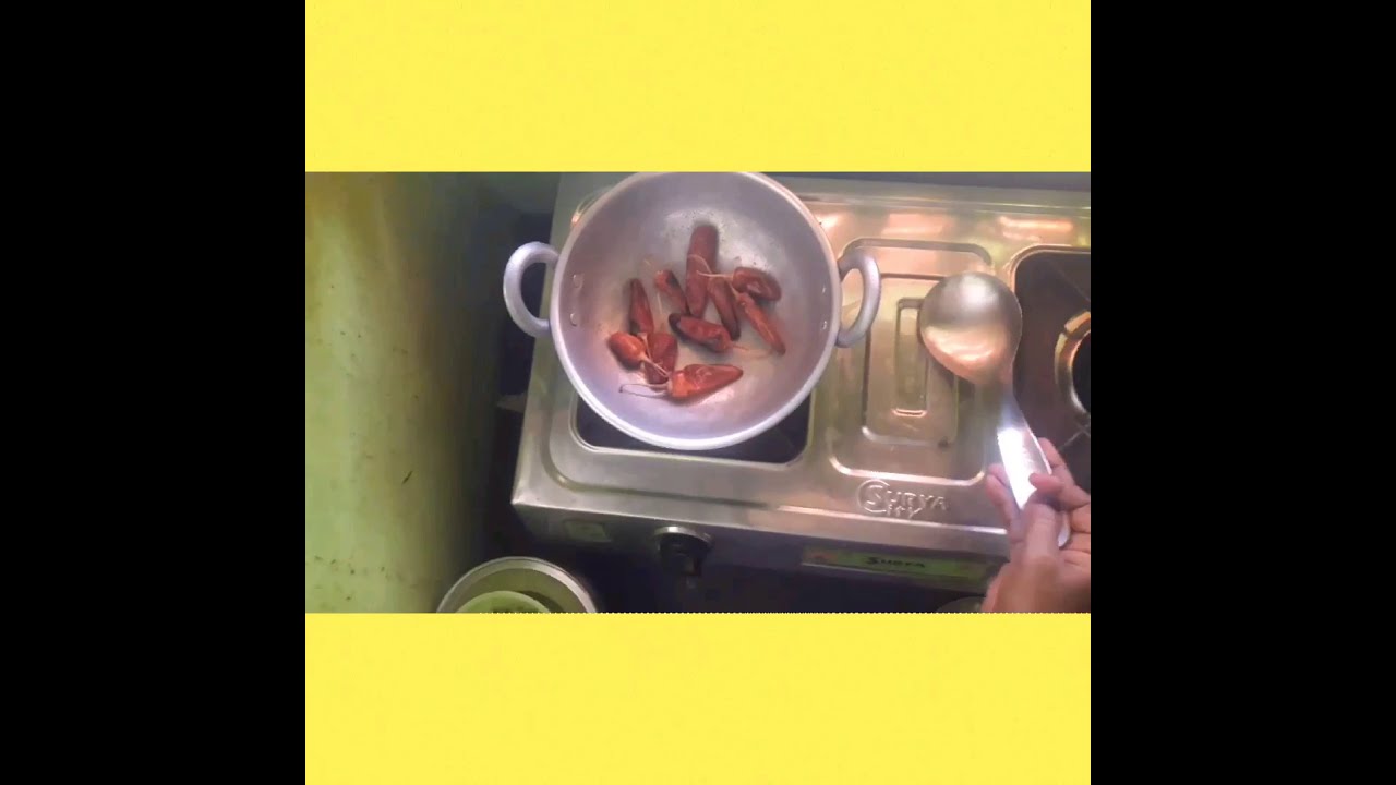 Coconut chutney process in telugu with English subtitles