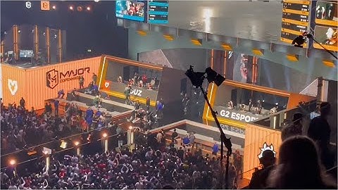 PGL Major stage stormed by protestors