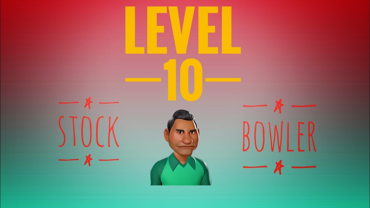 Stick Cricket Live Gameplay | Facing Level 10 Stock Bowlers [Economical?]