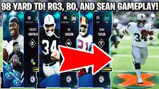 98 YARD TOUC OWN CAMPUS HEROES RG3 BO JACKSON AND SEAN TAYOR GAMEPLAY