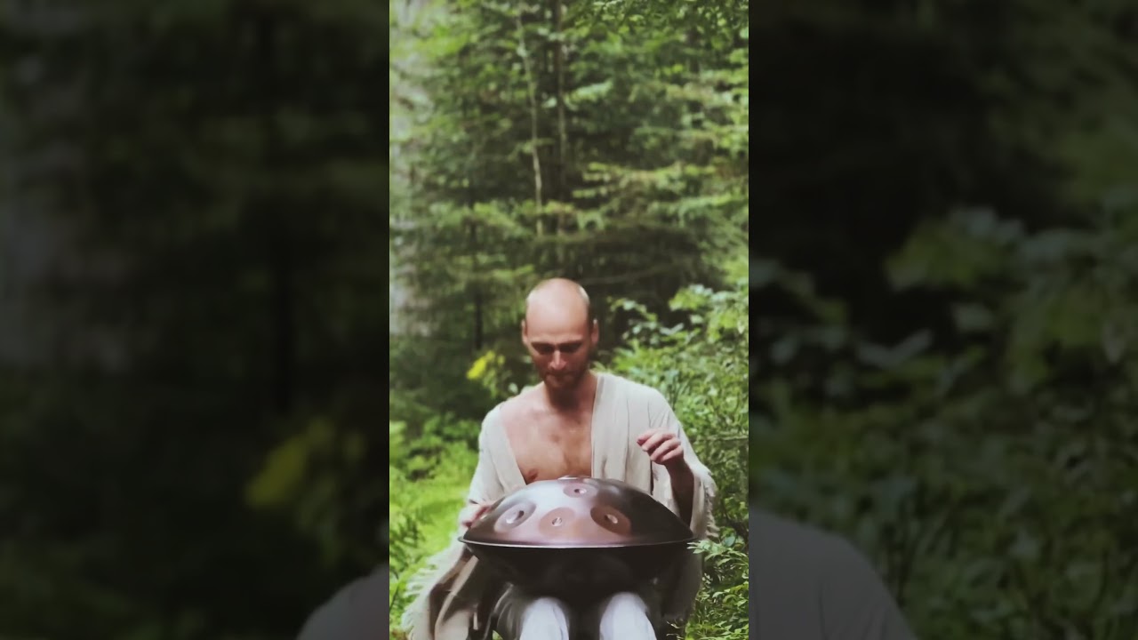 Handpan Session in the depths of the Black Forest #shorts