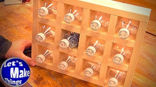 Water Bottle Screw Rack (Instructional)