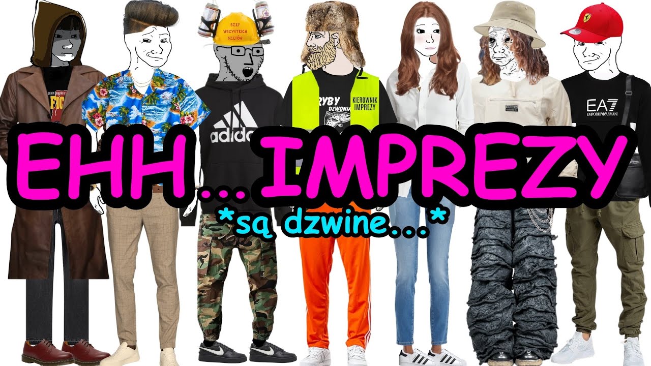 RODZAJE LUDZI NA IMPREZIE