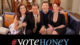 NEW “Will & Grace” scene about 2016 Election. Vote Honey.