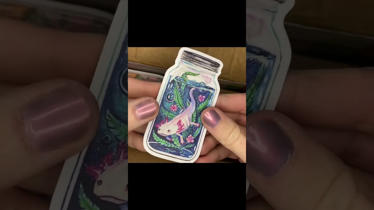 📦 Unboxing my newest SPECIAL Sticker designs! 