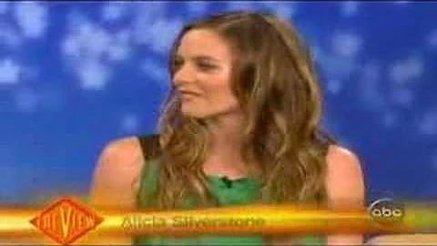 Alicia Silverstone @ The View hair by Davide Torchio