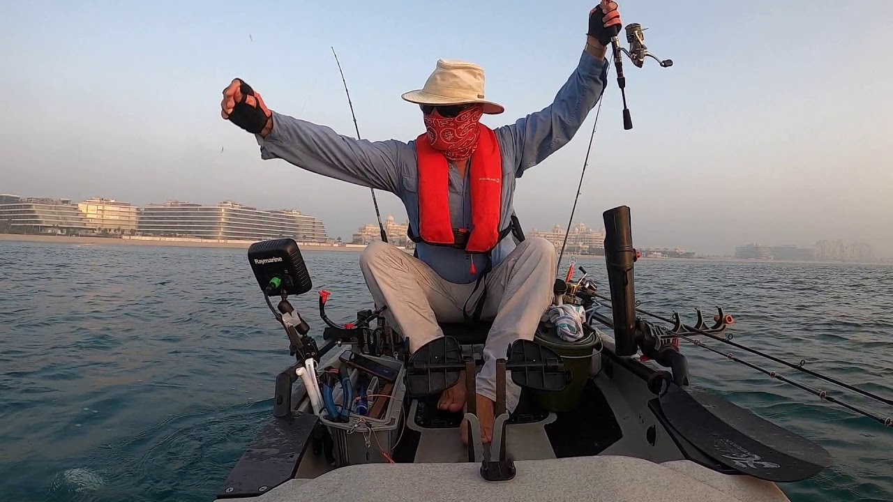 10 kg Hammour Dubai Kayak Fishing June 6 2020 YouTube
