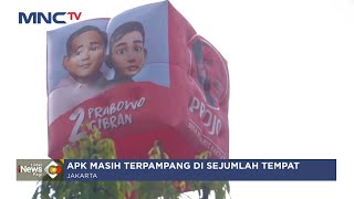 Masa Tenang Pemilu 2024, Sejumlah APK Masih Terpampang di Sejumlah Tempat - LIP 12/02