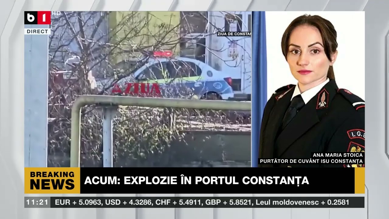 TRAGEDIE ÎN PORTUL CONSTANȚA. EXPLOZIE, ACCIDENT DE MUNCĂ_Știri B1TV_31 dec. 2025