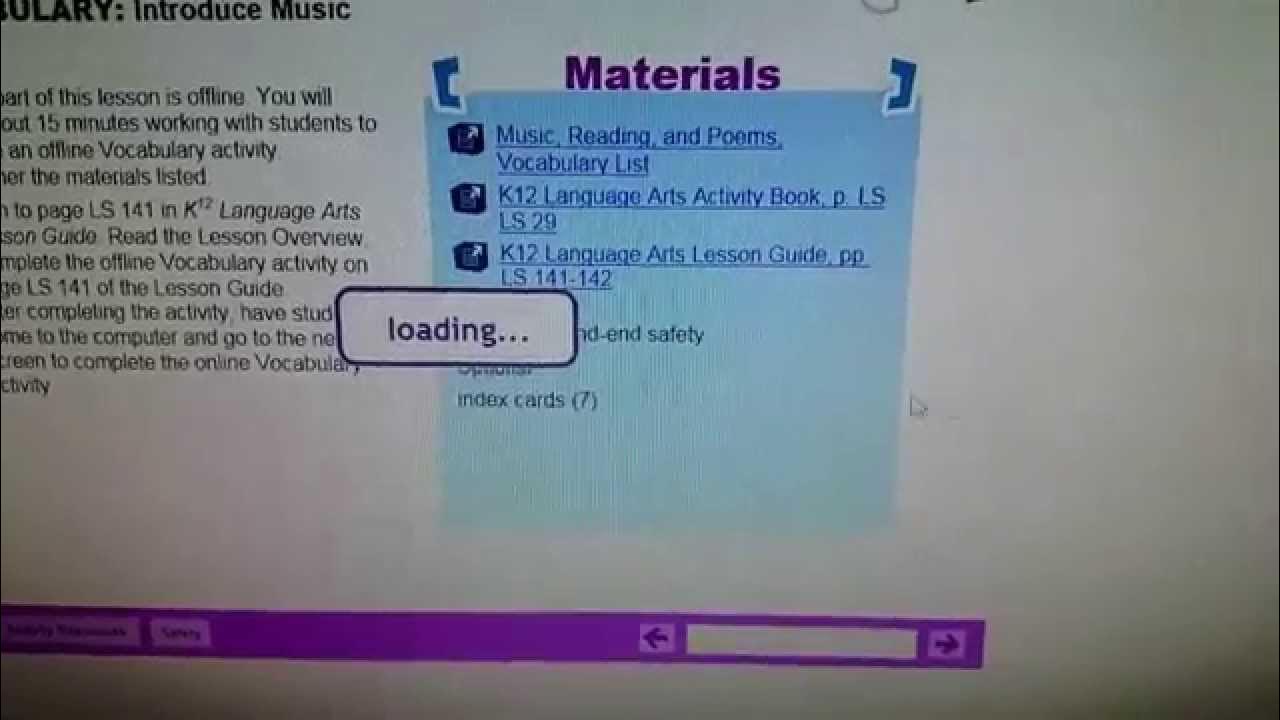 Using back in k12 ols for network loading and page errors youtube