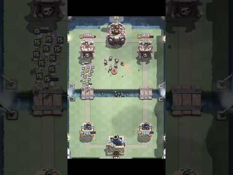 Clash Royale || Spirit and Skeleton army clutch || #clashroyale #gaming #trending #shorts