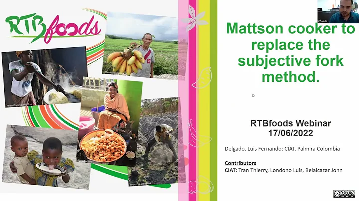 Mattson cooker for cassava cooking time