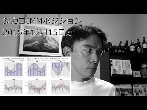 2015年12月15日 シカゴIMM筋ポジション･ロング･ショート･ネットポジション数の時系列推移