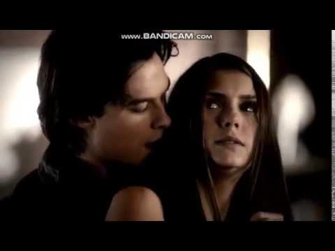 The Vampire Diaries Damon And Elena 3x08 Cute Training Scene Youtube