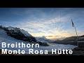 Klein Matterhorn Breithorn Ouest Schwarztor Schwärzegletscher Gornergletscher Monte Rossa Hütte