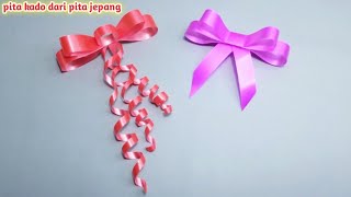 Tutorial Pita Kado Dari Pita Jepang  Kreasi Pita  Pita Hias