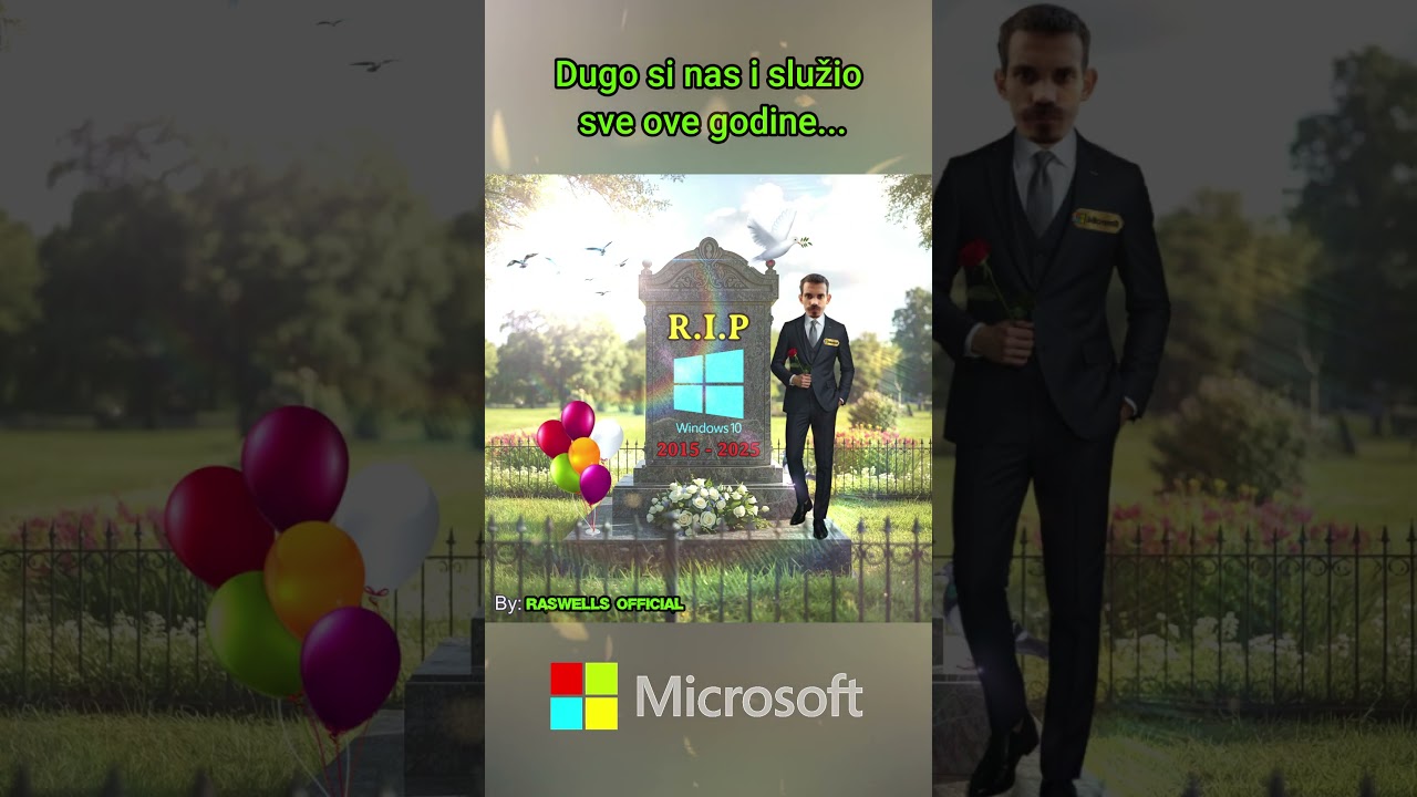 🪦 R.I.P. Windows 10 (2015–2025) 🪦