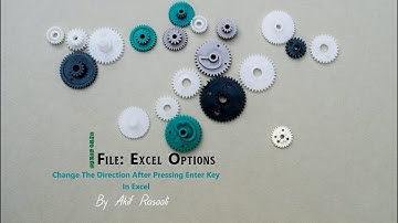 Change The Direction After Pressing Enter Key In Excel