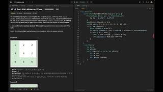 Leetcode 1631 path with minimum effort