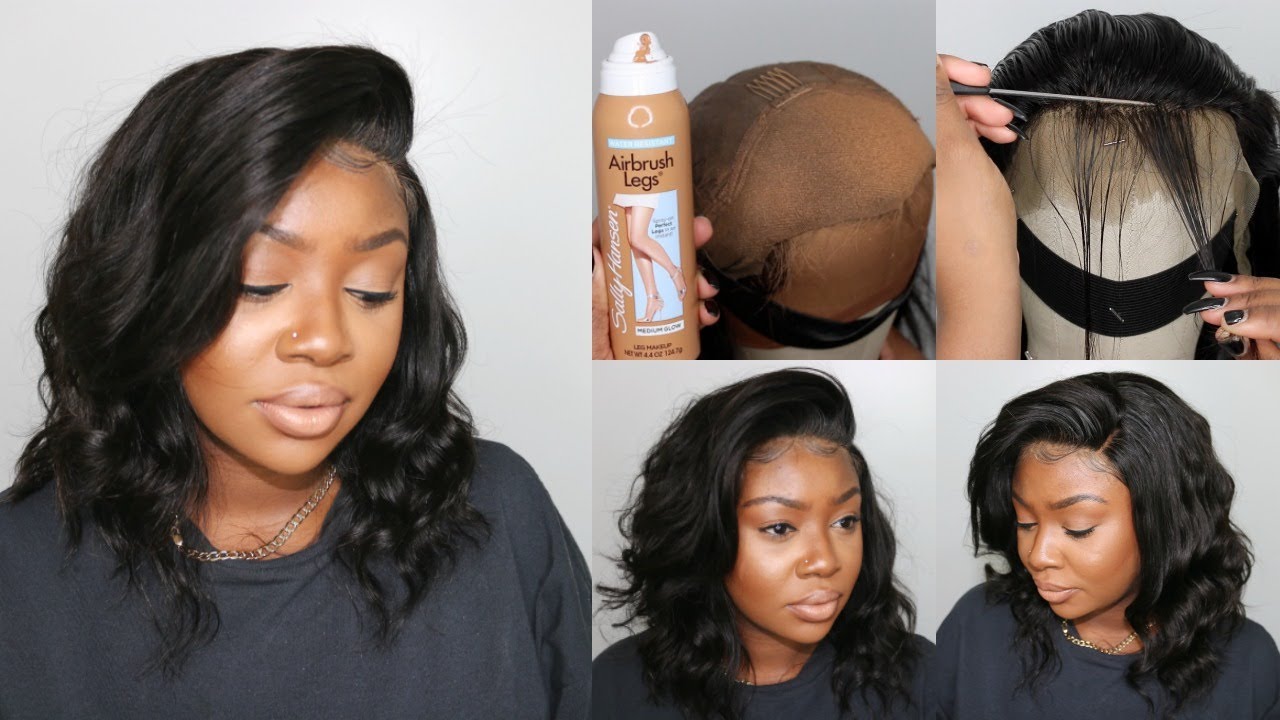 How I Really Pluck/Tweeze My Gluesless Lace Wigs Easiest Method